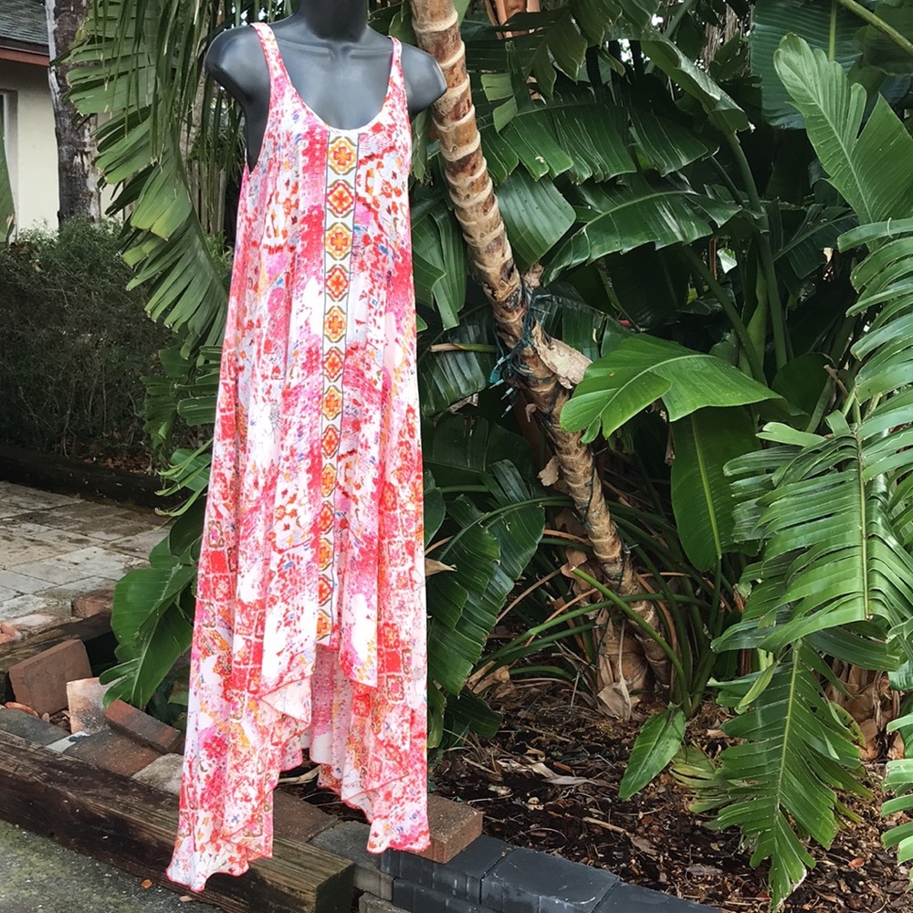 Love Kyla trapeze handkerchief, hem dress or cover up